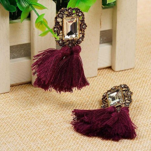 Tassel Statement Earrings